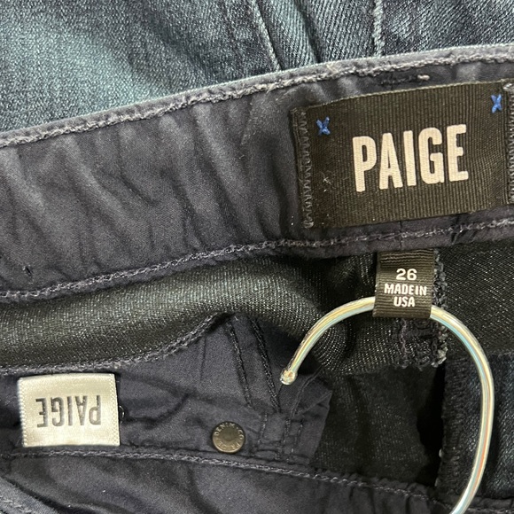 PAIGE Skyline Skinny Deep Indigo Skinny Jeans - Picture 9 of 10